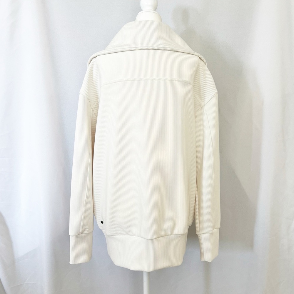 Zella Ottoman Rib Zip Jacket XS - Picture 4 of 8